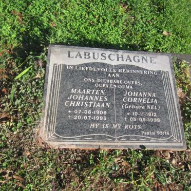 LABUSCHAGNE Maarten Johannes Chistiaan 1909-1995 &amp; Johanna Cornelia NEL 1912-1998