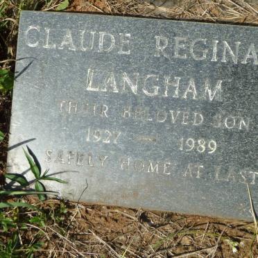 LANGHAM Claude Reginald 1927-1989