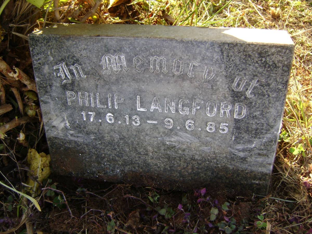 LANGFORD Philip 1913-1985