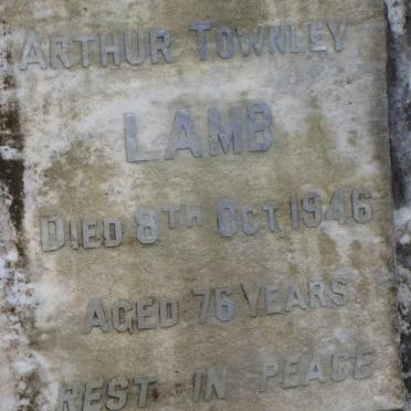 LAMB Arthur Townley -1946 &amp; Magdaline Robina -1941 