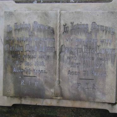 LARSEN Mary Ann Ethel -1951 :: LARSEN Matilda Maud -1939