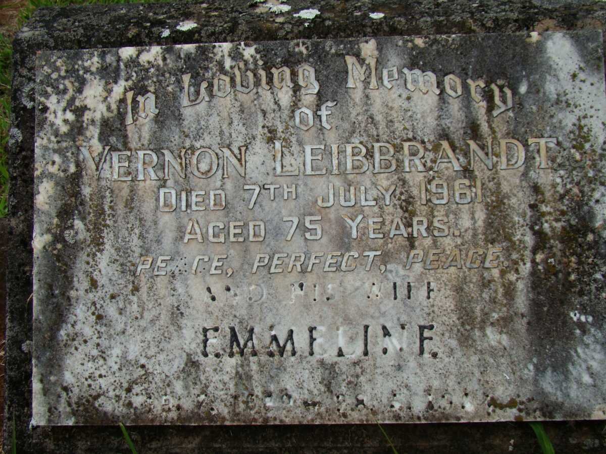LEIBBRANDT Vernon -1961 &amp; Emmeline