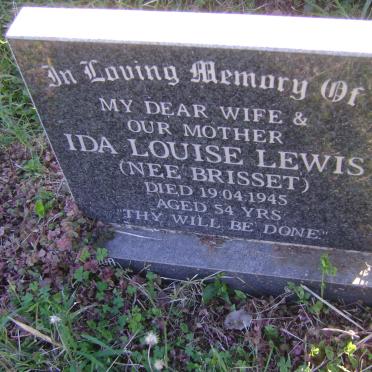 LEWIS Ida Louise nee BRISSET -1945