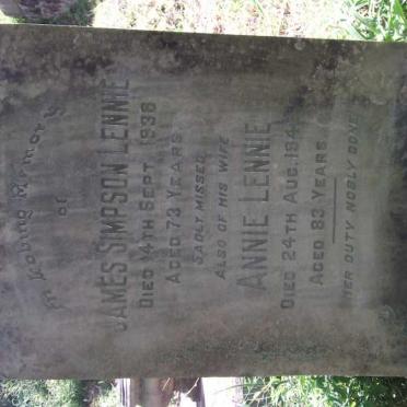 LENNIE James Simpson -1938 &amp; Annie -1946