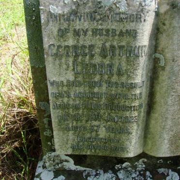 LEDDRA George Arthur -1923