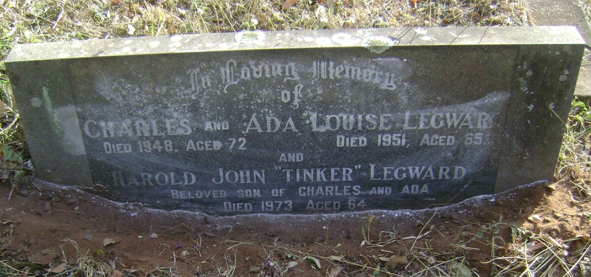 LEGWARD Charles -1948 &amp; Ada Louise -1951 :: LEGWARD Harold John -1973