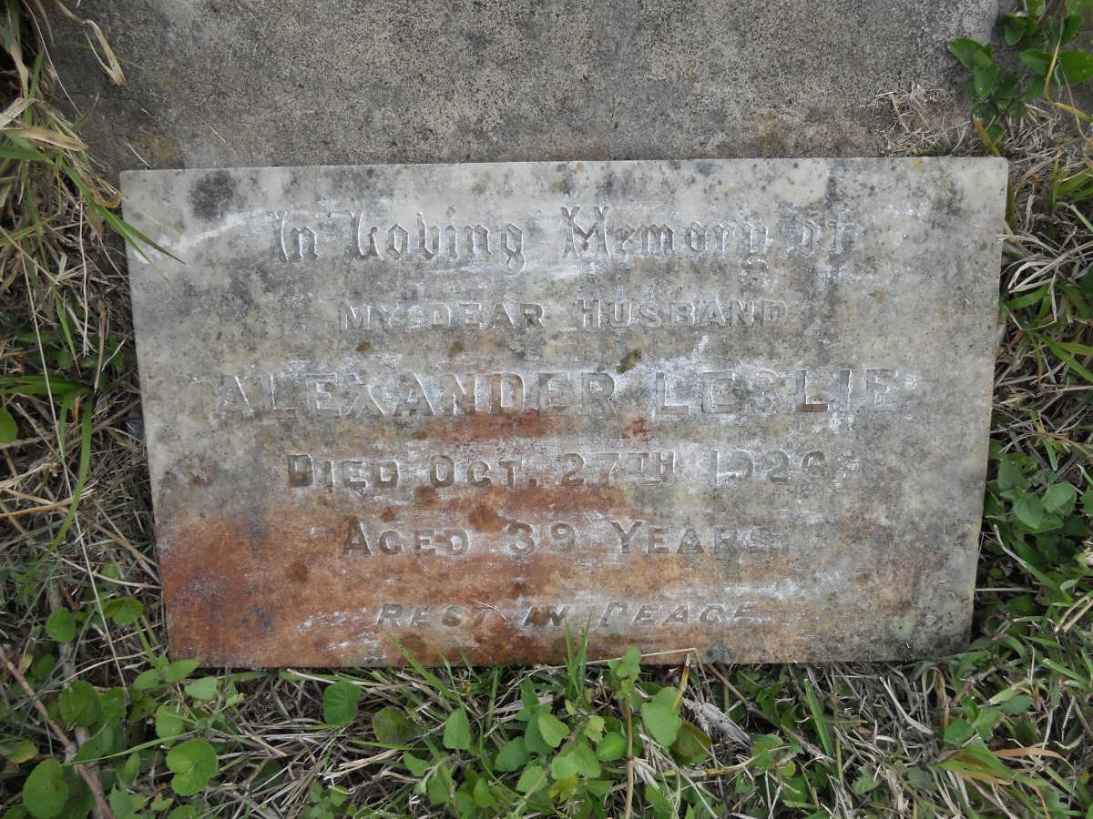 LESLIE Alexander -1926