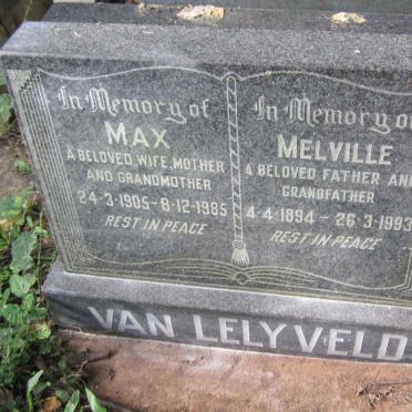 LELYVELD Margaretha Dorothy, van 1905-1985 :: VAN LELYVELD Melville 1894-1993