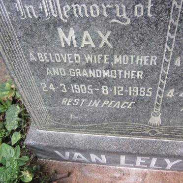 LELYVELD Margaretha Dorothy, van 1905-1985