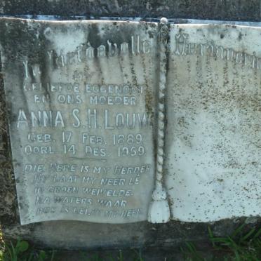 LOUW Anna S.H. 1889-1959