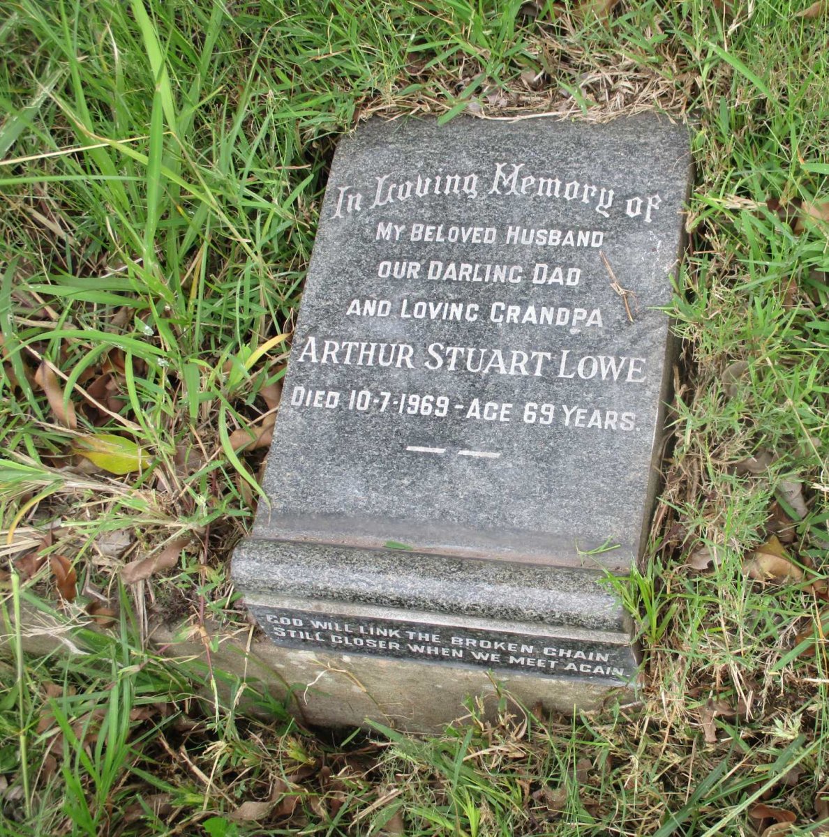 LOWE Arthur Stuart -1969