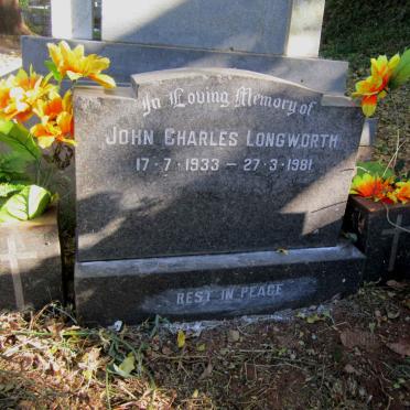 LONGWORTH John Charles 1933-1981