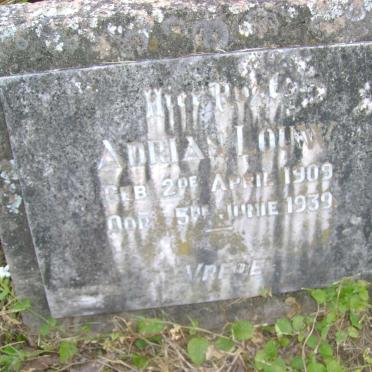 LOUW Adrian 1909-1939