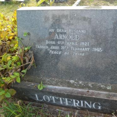 LOTTERING Arnold 1921-1965