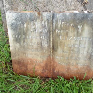 LONDAL Ole Eliason -1942 &amp; Elizabeth -1957