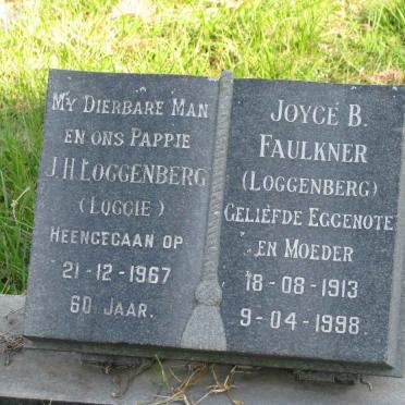 LOGGENBERG J.H. -1967 &amp; Joyce B. FAULKNER previously LOGGENBERG 1913-1998