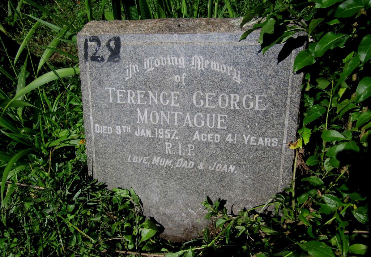 MONTAGUE Terence George -1957