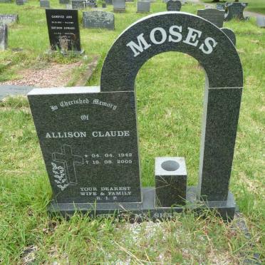 MOSES Allison Claude 1942-2005