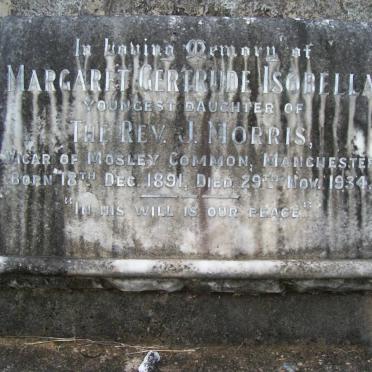 MORRIS Margaret Gertrude Isobella 1891-1934