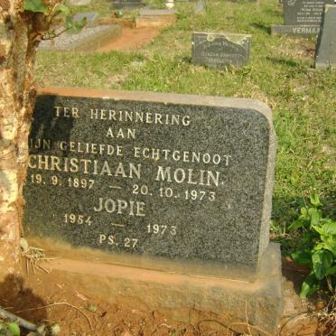 MOLIN Christiaan 1897-1973 :: MOLIN Jopie 1954-1973