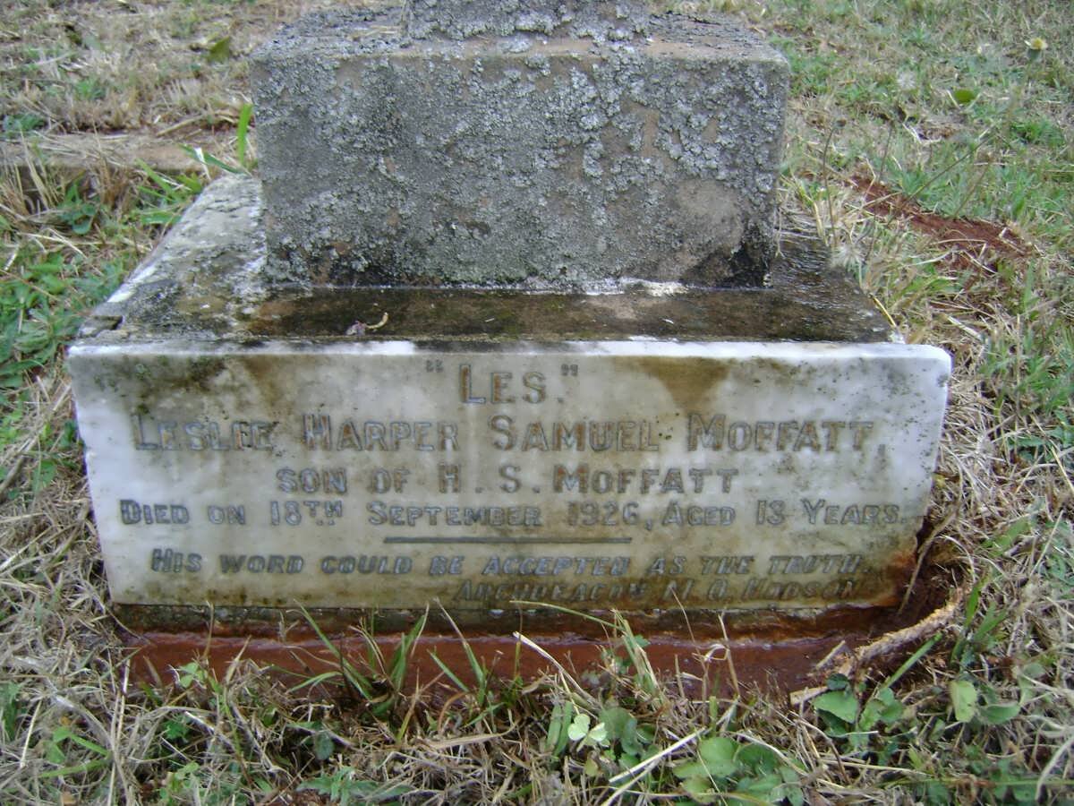 MOFFATT Lesley Harper Samuel -1926