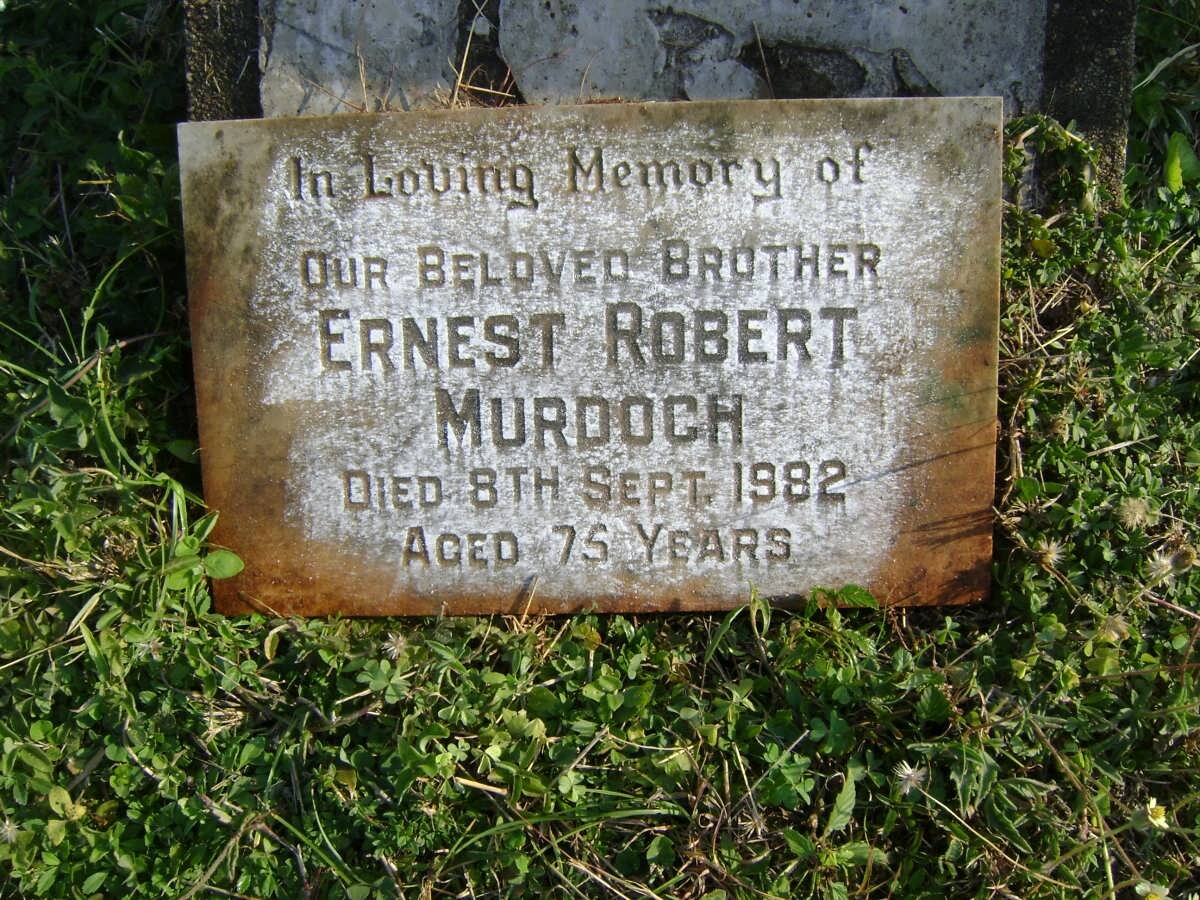 MURDOCH Ernest Robert -1982