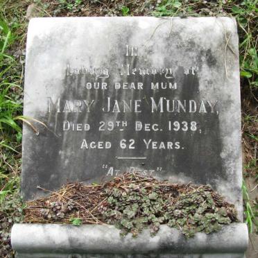 MUNDAY Mary Jane -1938