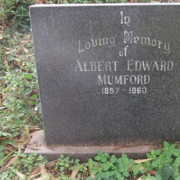 MUMFORD Albert Edward 1897-1960