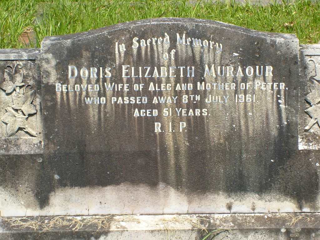 MURAOUR Doris Elizabeth -1961