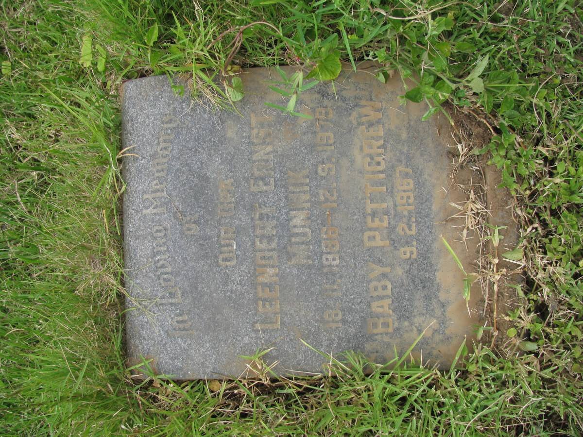 MUNNIK Leendert Ernst 1886-1979 :: PETTIGREW Baby -1967