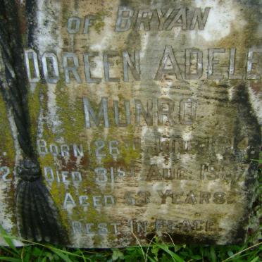 MUNRO Doreen Adele 1914-1967