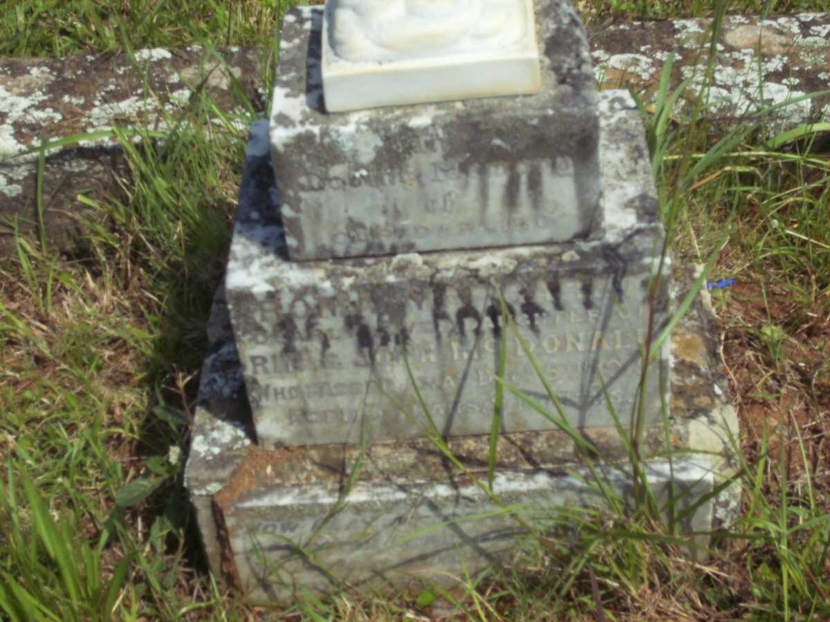 McDONALD Roma Margaret -1915