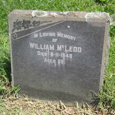 McLEOD William -1948