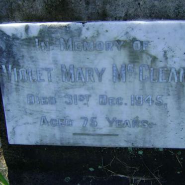 McCLEAN Violet Mary -1945