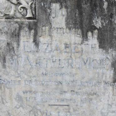 McARTHUR MOIR Elizabeth -1951
