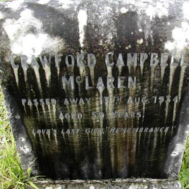 McLAREN  Crawford Campbell -1934