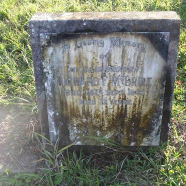 McBRIDE Richard F. -1945