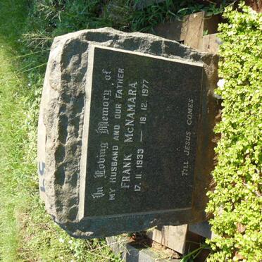 McNAMARA Frank 1933-1977