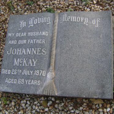 McKAY Johannes -1970 &amp; Agnes 1905-1991