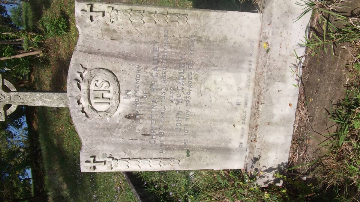 McCAULEY Hugh 1898-1953 :: McCAULEY Walter Sydney 1924-1983 :: CLIFFORD Irene Anne nee McCAULEY 1922-1989