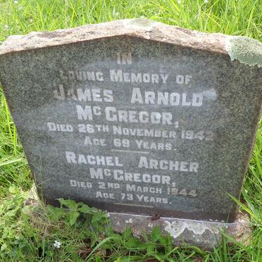 McGREGOR James Arnold -1942 &amp; Rachel Archer -1944