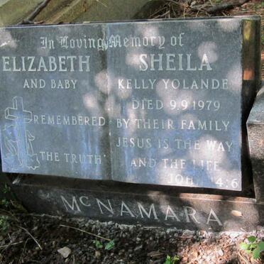 McNAMARA Elizabeth Sheila -1979 :: McNAMARA Kelly Yolande -1979