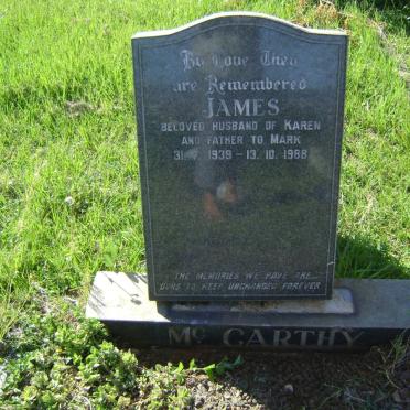 McCARTHY James 1939-1988