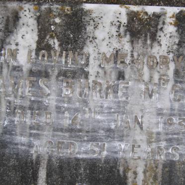 McCARR James Burke -1934