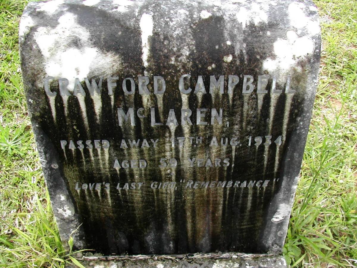 McLAREN  Crawford Campbell -1934