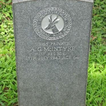 McINTYRE A.G. -1942