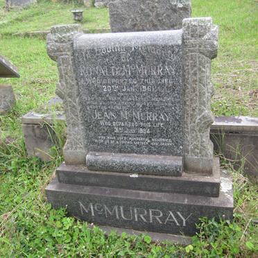 McMURRAY Ronald -1961 &amp; Jean -1994