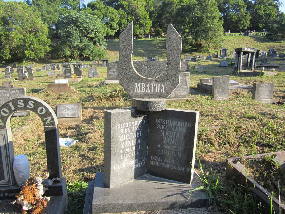 MBATHA Michael Mandla 1942-2007 &amp; Melta Zini 1940-2001