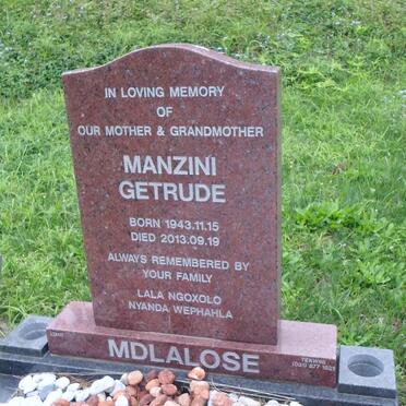 MDLALOSE Manzini Gertrude 1943-2013