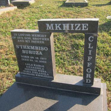 MKHIZE Clifford S'thembiso Buruza 1977-2002